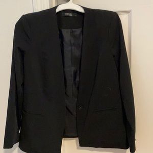Women Black Blazer/Suit Jacket Size S